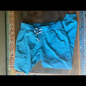 FIGS limited edition hydrogreen zamora jogger